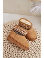 Dětské Boty S Zateplené Kožíškem Camel model 21678519 - Boto Dětské Boty S Zateplené Kožíškem Camel model 21678519 - Boto