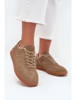 Dámské semišové sneakersy Big Star model 21705779 HIPOLY SYSTEM Béžové - Big Star Shoes Dámské semišové sneakersy Big Star model 21705779 HIPOLY SYSTEM Béžové - Big Star Shoes