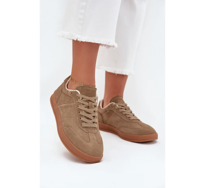 Dámské semišové sneakersy Big Star model 21705779 HIPOLY SYSTEM Béžové - Big Star Shoes Dámské semišové sneakersy Big Star model 21705779 HIPOLY SYSTEM Béžové - Big Star Shoes