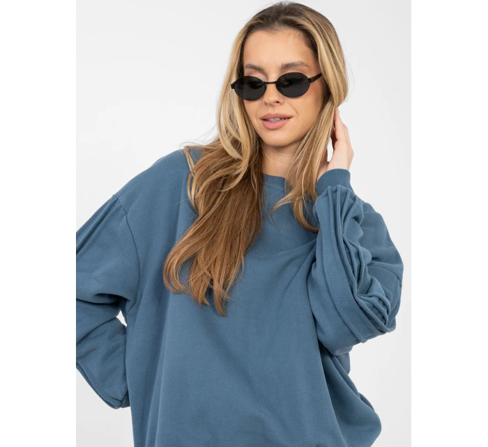 Bluza NS BL model 21923811 ciemny niebieski - FPrice Bluza NS BL model 21923811 ciemny niebieski - FPrice