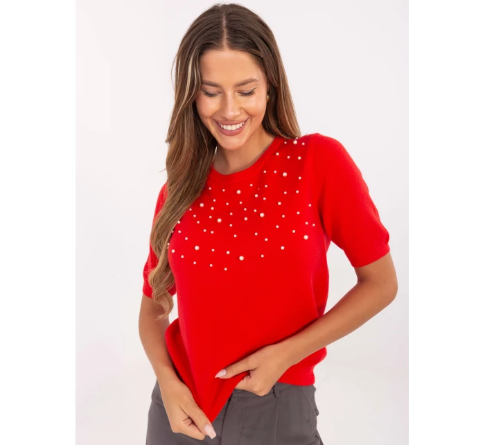 Sweter PM SW PM model 21314458 czerwony - FPrice Sweter PM SW PM model 21314458 czerwony - FPrice