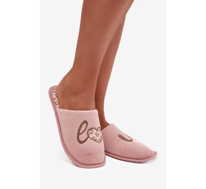 Dámské pantofle LOVE Vinceza – růžové