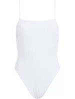 Dámské jednodílné plavky SQUARE NECK ONE PIECE KW0KW02381YCD - Calvin Klein