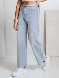 Dámské džínové kalhoty FLOWLESS modré FashionStreet UY2682