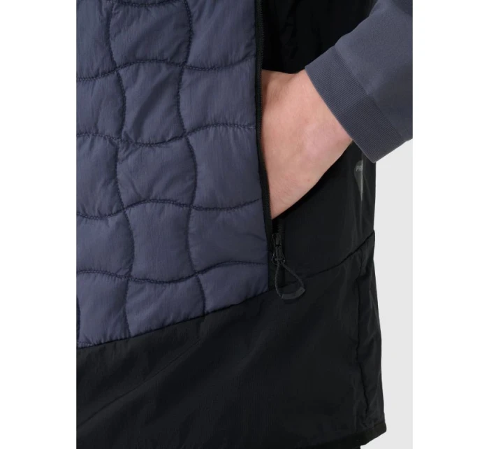 Pánská péřová trekingová vesta s výplní Primaloft Black 4F 4FWSS25TVJAM177-22S pánské Pánská péřová trekingová vesta s výplní Primaloft Black 4F 4FWSS25TVJAM177-22S pánské