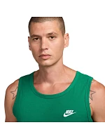 Pánské tričko Nike Club Tank, zelené, BQ1260 365 Pánské tričko Nike Club Tank, zelené, BQ1260 365