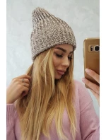 Dámská čepice Delia K260 tmavě béžová Dámská čepice Delia K260 tmavě béžová