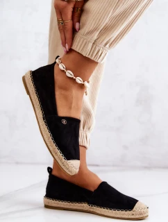 Dámské semišové espadrilky Černá model 21578460 - EVENTO