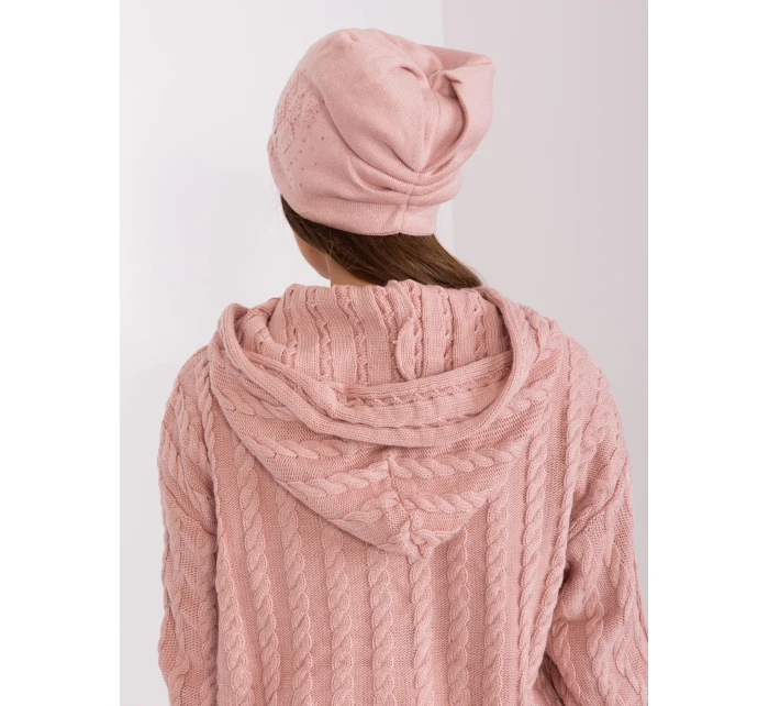 Czapka AT CZ model 19001801 jasny różowy - FPrice Czapka AT CZ model 19001801 jasny różowy - FPrice