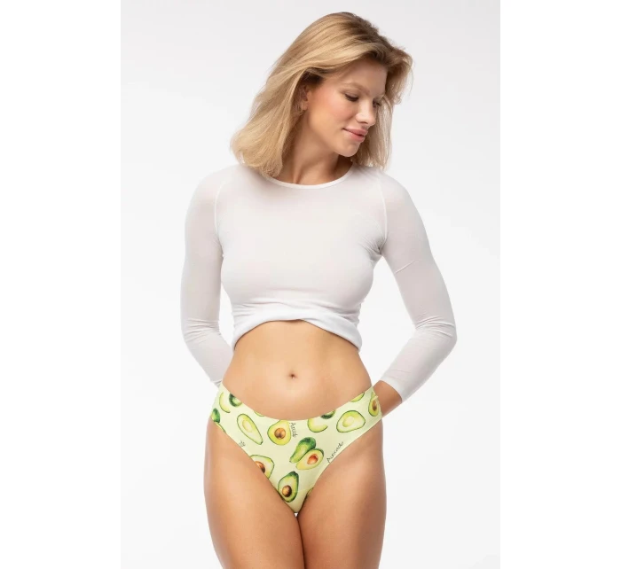 Kalhotky AVOCADO simple brasil žluté - Julimex