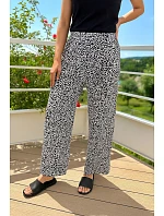 Kalhoty 852 Kendall Long hnědo-bílé - De Lafense Kalhoty 852 Kendall Long hnědo-bílé - De Lafense