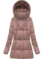 KRÓTKA KURTKA DAMSKA ZIMOWA Z  RÓŻ model 21241728 - Libland