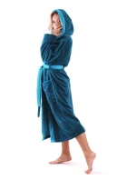 Dámský župan Tampa duo s kapucí 3959 petrolejová - Vestis