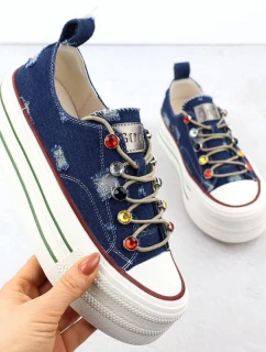 Džínové tenisky Goe W RR2N4103 INT2100