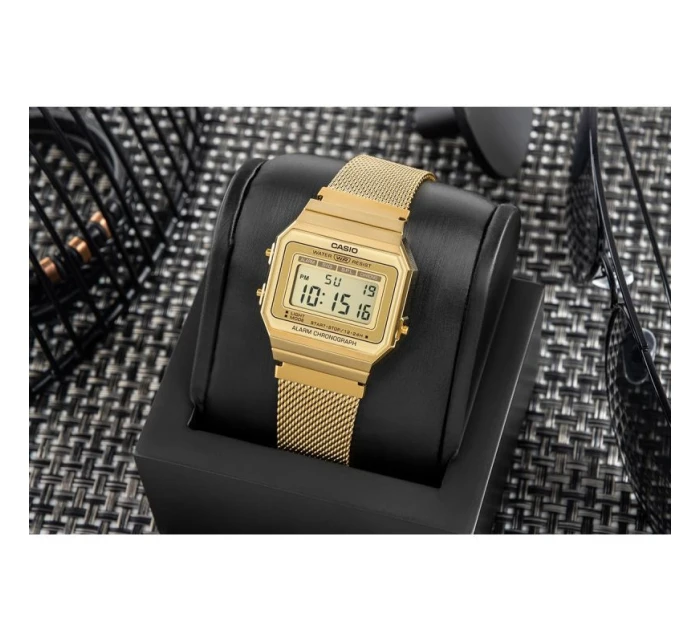 CASIO Vintage pánské hodinky A700WMG-9ADF + BOX