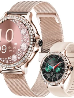 Dámské chytré hodinky  Rose Gold Náramek + řemínek model 21806345 - RUBICON