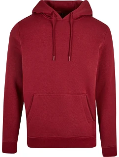 BY 011 Mikina s kapucí z těžké bavlny model 22435562 burgundy - Build your Brand