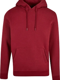 BY 011 Mikina s kapucí z těžké bavlny model 22435562 burgundy - Build your Brand