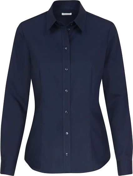 Seidensticker Blouse Regular LSL Popelínová halenka s dlouhým rukávem 78.0604 navy Seidensticker Blouse Regular LSL Popelínová halenka s dlouhým rukávem 78.0604 navy