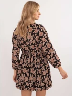 Sukienka DHJ SK czarno beżowy model 20572122 - FPrice Sukienka DHJ SK czarno beżowy model 20572122 - FPrice