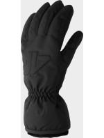 Dámské lyžařské rukavice model 18658163 černé - 4F