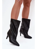 Boty na podpatku  model 216964 Step in style