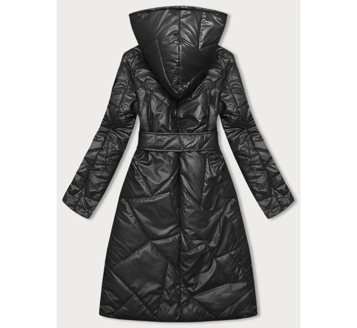 Černá prošívaná bunda na model 18846298 - S'WEST Černá prošívaná bunda na model 18846298 - S'WEST