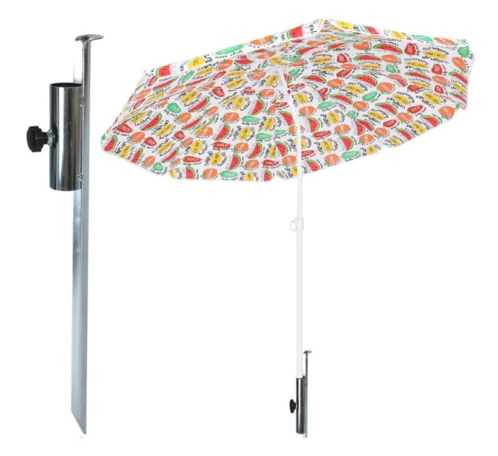 KOVOVÁ ZÁKLADNA PRO UPEVNĚNÍ PLÁŽOVÉHO SLUNEČNÍKU 1064079