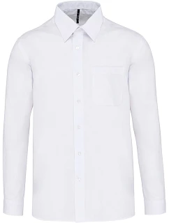 K Popelínová košile s dlouhým rukávem 20.K white model 22509972 - Kariban