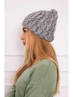Dámská čepice Eliza K205 grey+violet Dámská čepice Eliza K205 grey+violet
