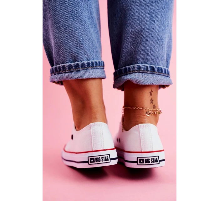 Dámské Bílé tenisky Big Star T274022 Dámské Bílé tenisky Big Star T274022