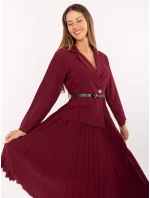 Sukienka IT SK model 21314537 bordowy - FPrice