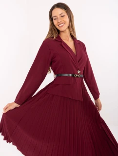 Sukienka IT SK model 21314537 bordowy - FPrice