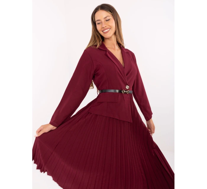 Sukienka IT SK model 21314537 bordowy - FPrice