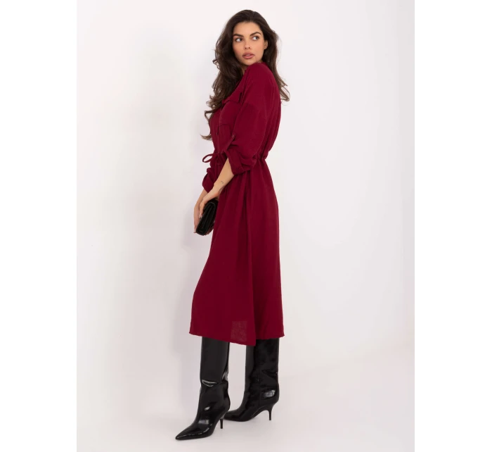 Šaty MI SK 92446.29P bordó Šaty MI SK 92446.29P bordó