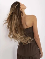 Šaty MI SK A2596.97 hnědé Šaty MI SK A2596.97 hnědé