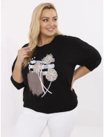 Bluzka RV BZ model 21072615 czarny - FPrice Bluzka RV BZ model 21072615 czarny - FPrice