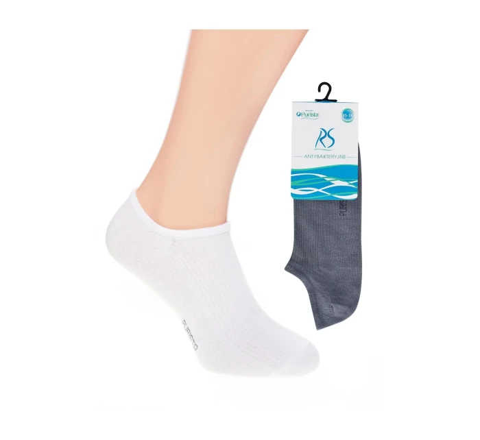 Pánské kotníkové ponožky Socks Antibakteriální Bílá - Regina Pánské kotníkové ponožky Socks Antibakteriální Bílá - Regina