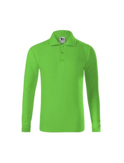 Polokošile Pique LS Jr zelená model 20218431 - Malfini Polokošile Pique LS Jr zelená model 20218431 - Malfini