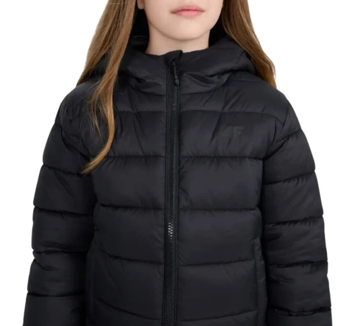 Dětská péřová bunda  tmavě černá JWAW25TDJA 20S model 21343633 - 4F