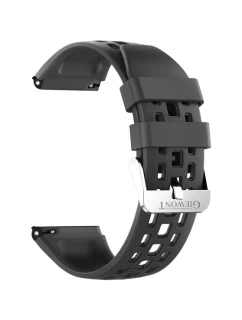 Řemínek pro chytré hodinky GIEWONT GW440 GWP440-1 - silikonový černý