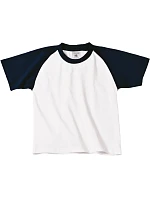 B&C /kids Dětské raglánové kontrastní tričko white/navy model 22490142 B&C /kids Dětské raglánové kontrastní tričko white/navy model 22490142