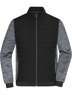 Daiber JN 1866 Pánská hybridní bunda 02.1866 black/carbon melange