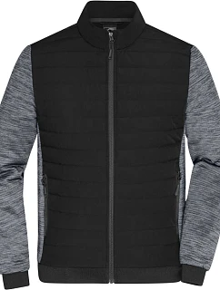 JN Pánská hybridní bunda 02. black/carbon melange model 22415307 - Daiber