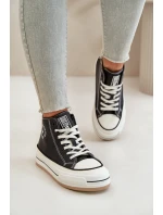 Zateplené Dámské Tenisky Na Platformě Eko Kůže Big Star model 21669602 Černé - Big Star Shoes