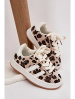 Sportovní tenisky Dětské Leoparda Béžové Amelle Sportovní tenisky Dětské Leoparda Béžové Amelle