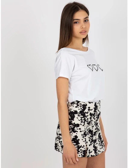 Tričko RV TS 5650.07P bílá a černá