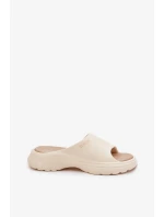 Dámské pěnové pantofle Big Star – béžové Dámské pěnové pantofle Big Star – béžové