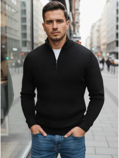 Pánský černý svetr FashionStreet WX1894