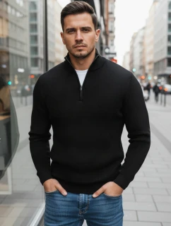 Pánský černý svetr FashionStreet WX1894